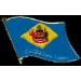 DELAWARE PIN STATE FLAG PIN